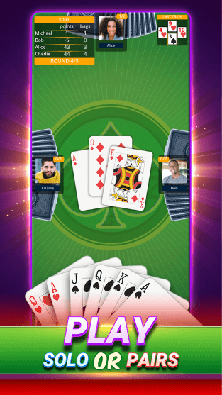 🕹️ Play Spades Online: Free Online Spades Card Video Game